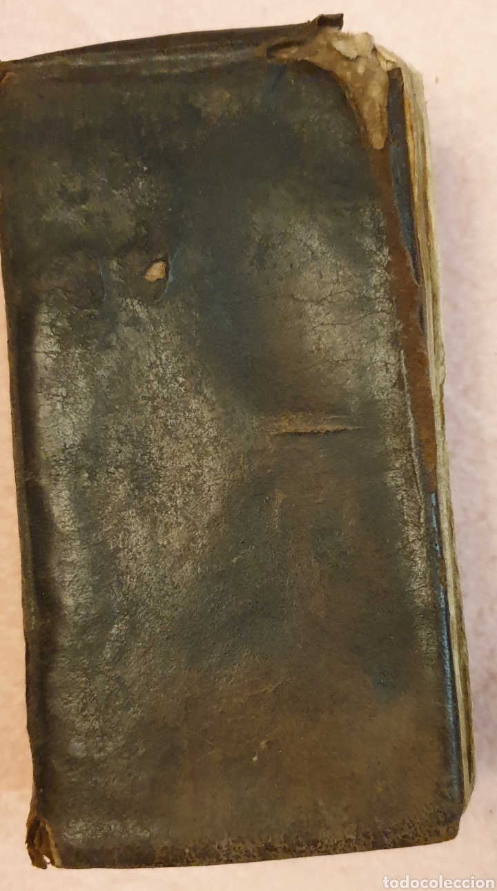 Manuscritos antiguos: libro antiguo restaurado a mano en su &eacute;poca( incendio) 1794 fray Francisco buenaventura