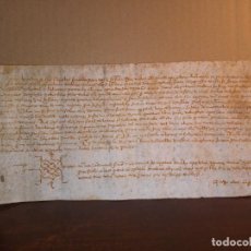 Manuscritos antiguos: PERGAMINO - AÑO 1551 .. Lote 284556888
