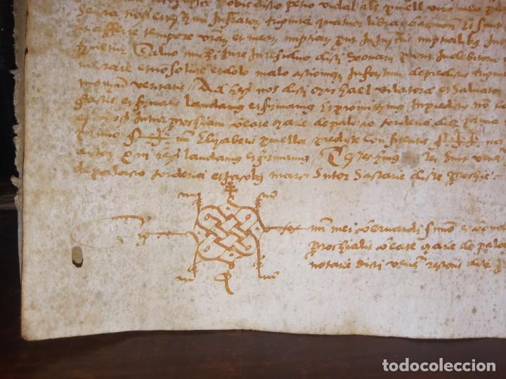 Manuscritos antiguos: PERGAMINO - A&ntilde;o 1551 . - Foto 3