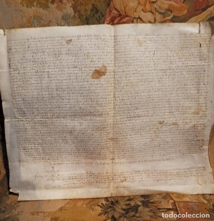 Manuscritos antiguos: ALELLA-PERGAMINO, 1430. - Foto 4