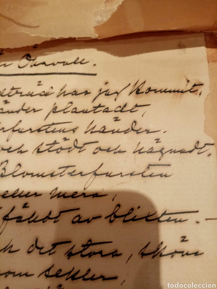 Manuscritos antiguos: Antiguo Manuscrito 1909 - Foto 4