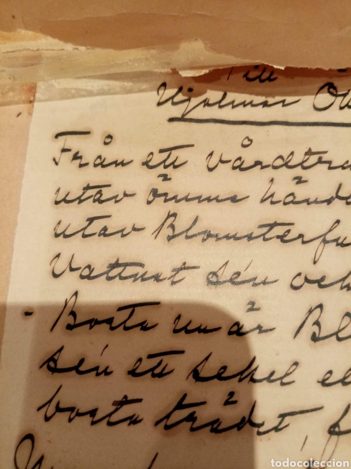 Manuscritos antiguos: Antiguo Manuscrito 1909 - Foto 5