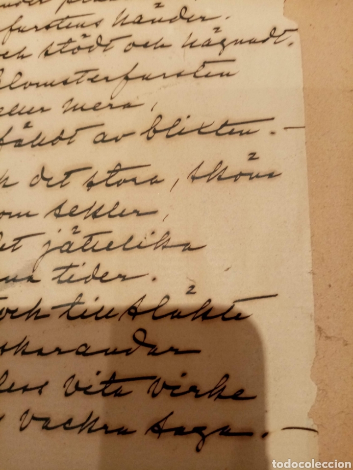 Manuscritos antiguos: Antiguo Manuscrito 1909 - Foto 8