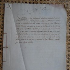 Manuscritos antiguos: CORUÑA, INTERDICTO, CASA CALLE PLAZUELA, LUCES, 1856, 10 PAGS