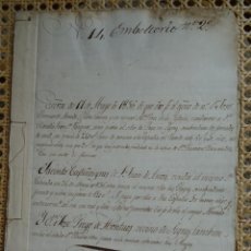 Manuscritos antiguos: CORUÑA, SIGRAS, VENTA SEMBRADURAS, 1836, 40 PAGS. Lote 286519913