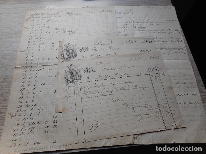 Manoscritti antichi: ANTIGUOS DOCUMENTOS.ROSARIO DE BORRAS.VIUDA DE ORTIZ.BARCELONA 1911-1912