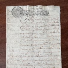 Manuscritos antiguos: AÑO 1715. MADRID. SANTANDER. TESTAMENTO PODER MARQUÉS VILLATORRE, VIZCONDE CANARIAS Y CORONEL. Lote 292133063