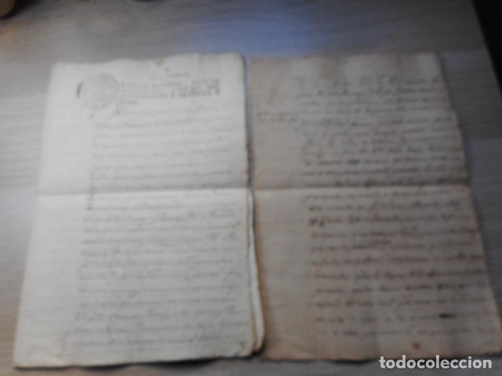 Manuscritos antigos: ANTIGUAS ESCRITURAS.JOANES FORTUNY.JOANES DALMAU.GRANOLLERS 1773