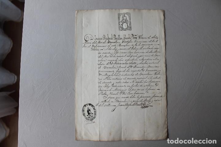 Manuscritos antigos: SELLO 9&ordm;, 1867, CERTIFICADO DEFUNCI&Oacute;N