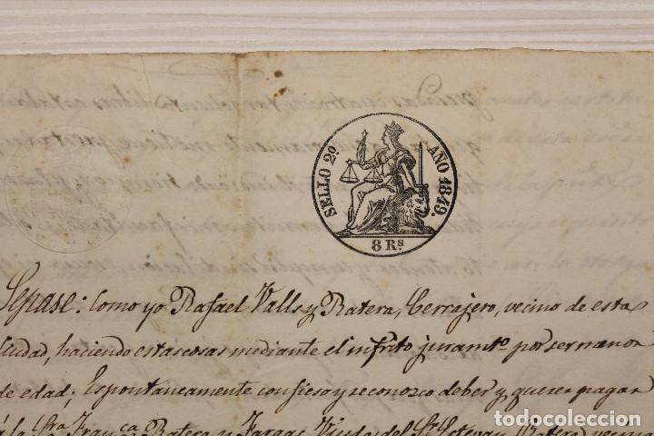Manuscritos antiguos: SELLO 2&ordm;, 1849 - Foto 2