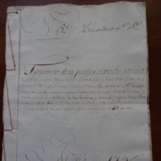 Manuscritos antiguos: CORUÑA, TRASANCOS, BERGANTIÑOS, SAMAGO, RIVERO, PARTICIÓN COTÓN CASTRO, 1796, 118 PAGS