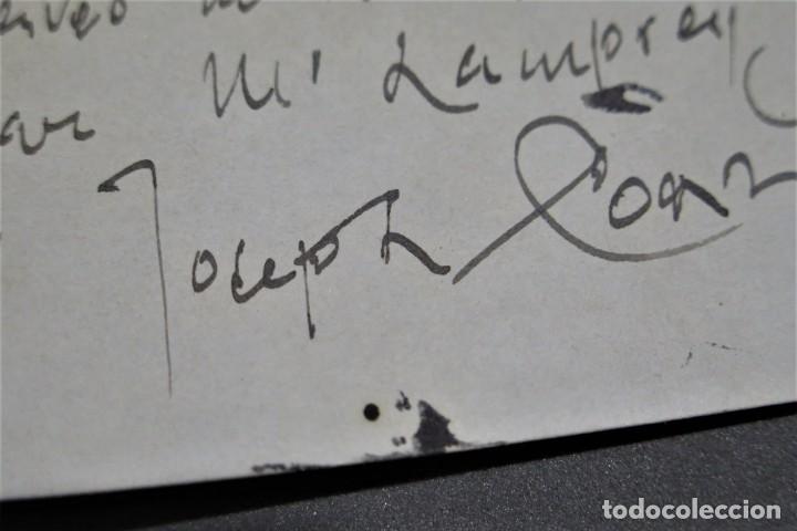 Manuscritos antiguos: FRAGMENTO DE ESCRITO CON AUTOGRAFO DE JOSEPH CONRAD - Foto 4