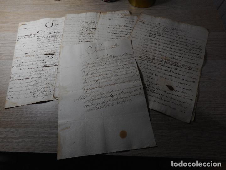 Alte Manuskripte: ANTIGUO CONJUNTO CARTAS MANUSCRITAS.JOSE PIJOAN LLUC DE MANRESA. EN MADRID 1817