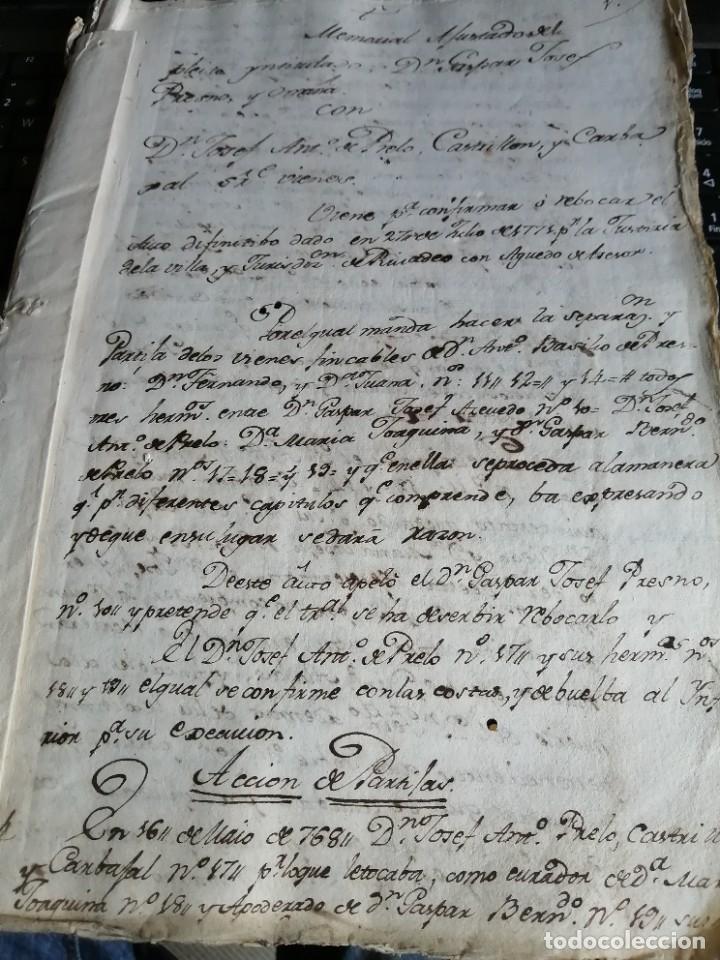 Ancient Manuscripts: Escritura ol&oacute;grafa Memorial Ajustado del pleito intitulado D. Gaspar Josef Presno y Oma&ntilde;a