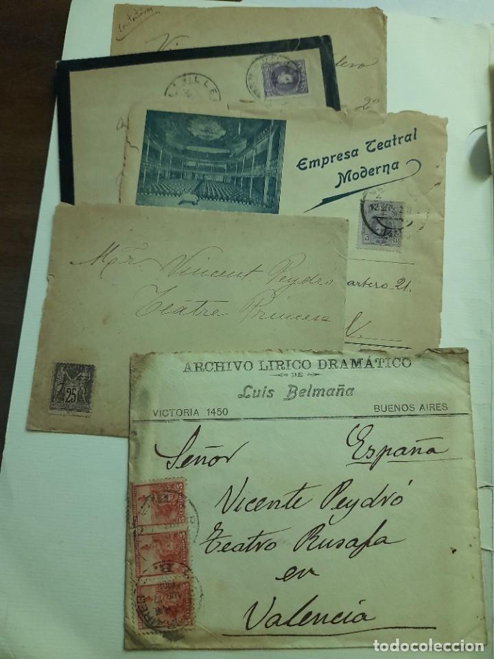 Alte Manuskripte: Lote de documentos, cartas, etc del m&uacute;sico valenciano Vicente Peydr&oacute;, primeros a&ntilde;os siglo XX