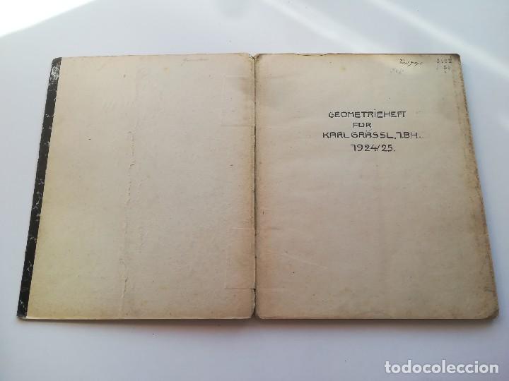 Manuscritos antiguos: MANUSCRITO GEOMETRIA 1924/1925 - Foto 13