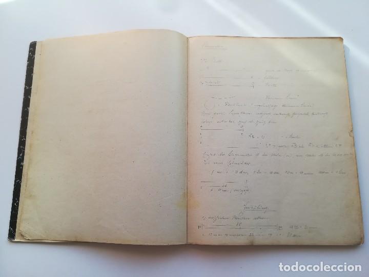 Manuscritos antiguos: MANUSCRITO GEOMETRIA 1924/1925 - Foto 15