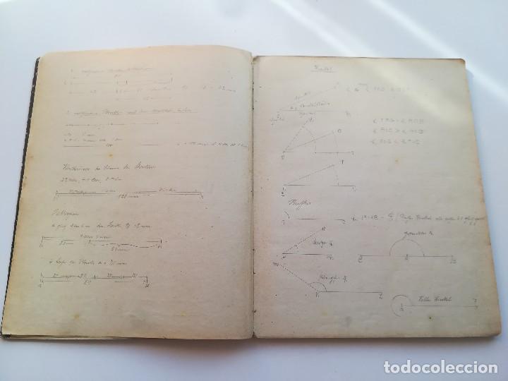 Manuscritos antiguos: MANUSCRITO GEOMETRIA 1924/1925 - Foto 16
