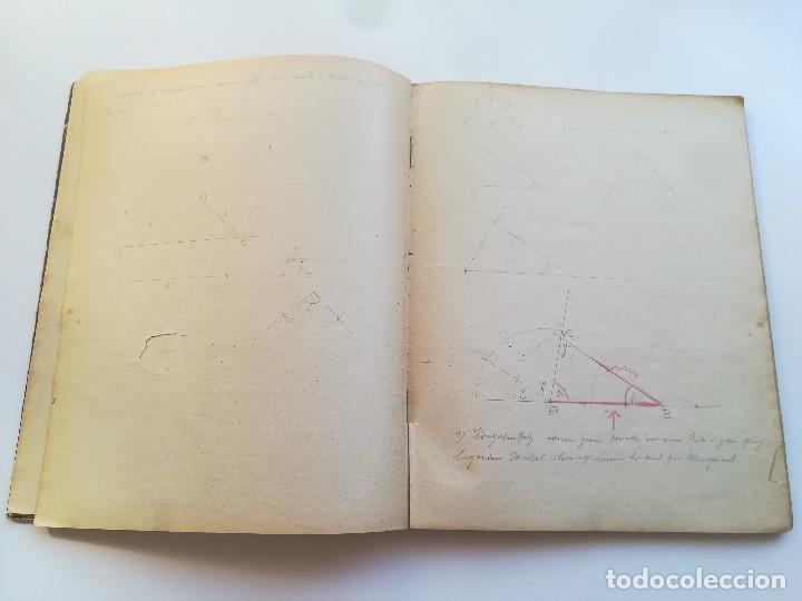 Manuscritos antiguos: MANUSCRITO GEOMETRIA 1924/1925 - Foto 21