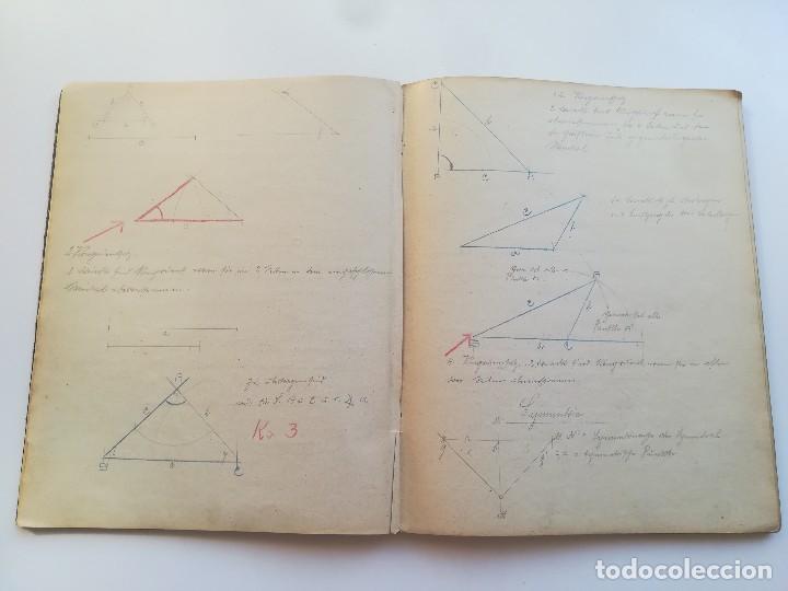 Manuscritos antiguos: MANUSCRITO GEOMETRIA 1924/1925 - Foto 23