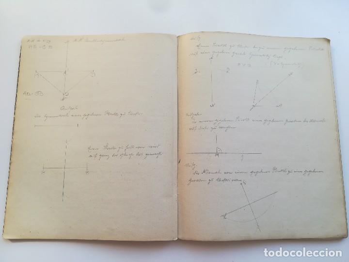 Manuscritos antiguos: MANUSCRITO GEOMETRIA 1924/1925 - Foto 24