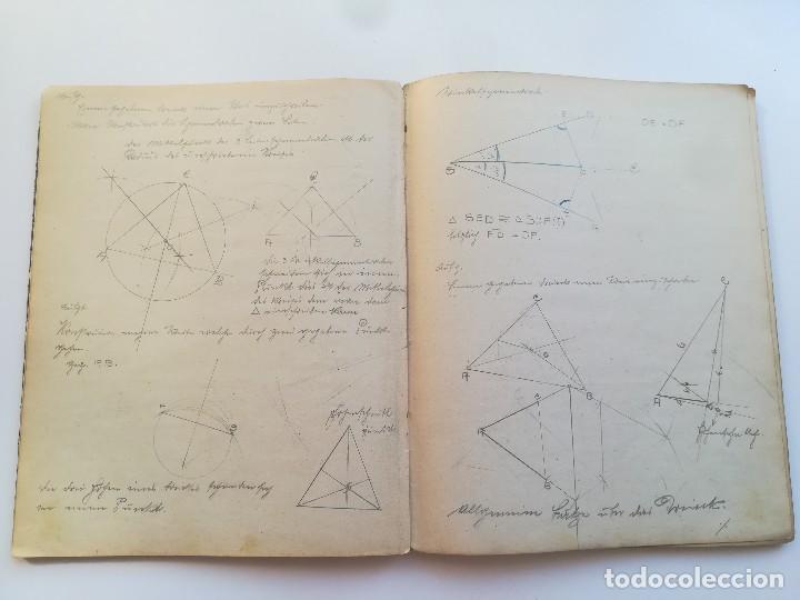 Manuscritos antiguos: MANUSCRITO GEOMETRIA 1924/1925 - Foto 25