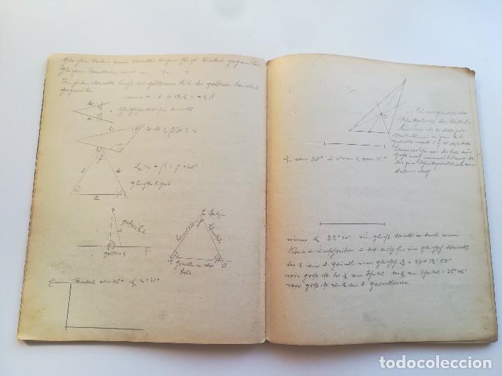 Manuscritos antiguos: MANUSCRITO GEOMETRIA 1924/1925 - Foto 26