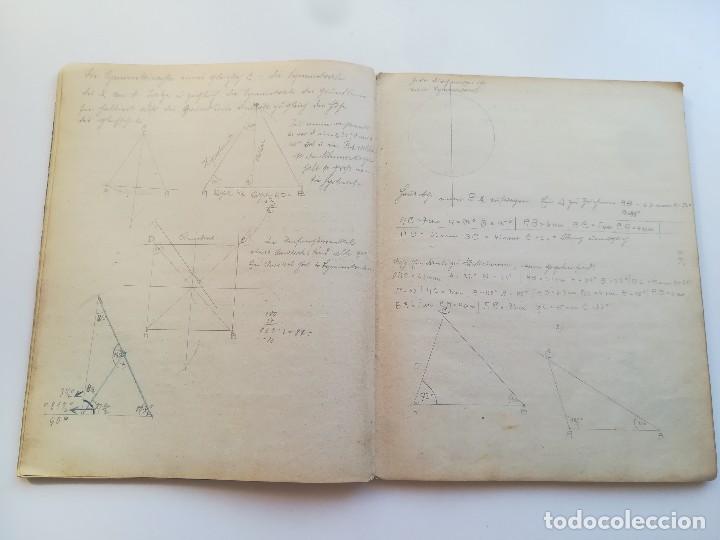 Manuscritos antiguos: MANUSCRITO GEOMETRIA 1924/1925 - Foto 27