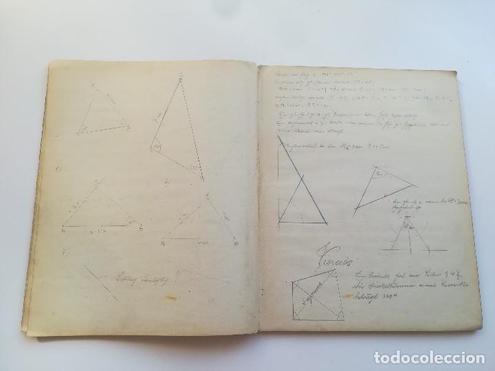Manuscritos antiguos: MANUSCRITO GEOMETRIA 1924/1925 - Foto 28