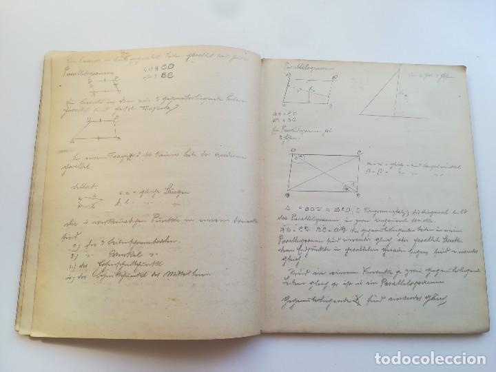 Manuscritos antiguos: MANUSCRITO GEOMETRIA 1924/1925 - Foto 29