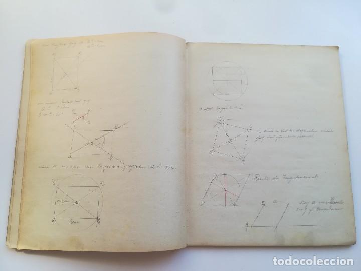 Manuscritos antiguos: MANUSCRITO GEOMETRIA 1924/1925 - Foto 31