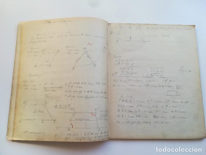 Manuscritos antiguos: MANUSCRITO GEOMETRIA 1924/1925 - Foto 32