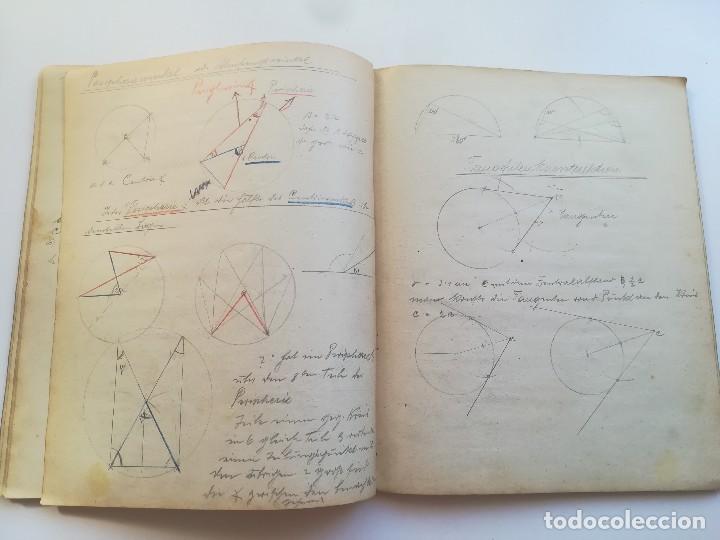 Manuscritos antiguos: MANUSCRITO GEOMETRIA 1924/1925 - Foto 36