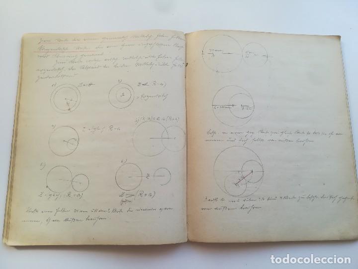 Manuscritos antiguos: MANUSCRITO GEOMETRIA 1924/1925 - Foto 37