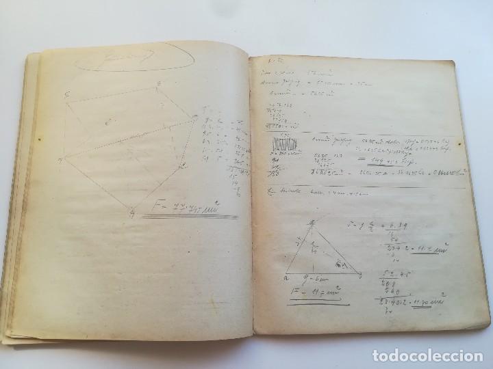 Manuscritos antiguos: MANUSCRITO GEOMETRIA 1924/1925 - Foto 45