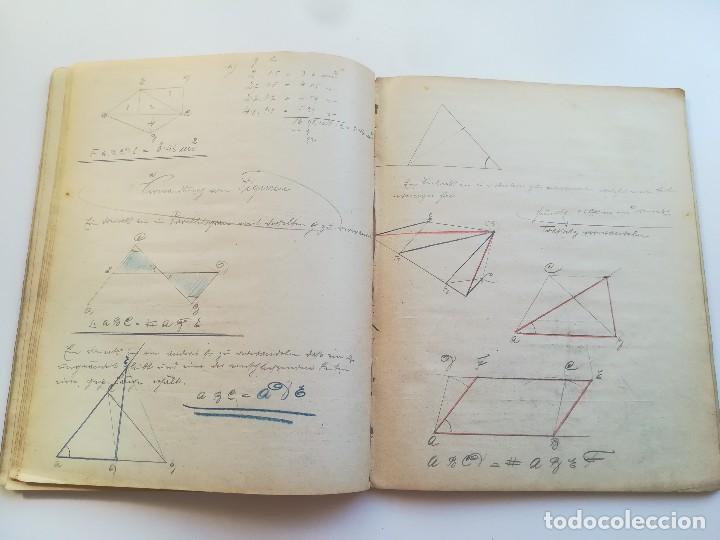 Manuscritos antiguos: MANUSCRITO GEOMETRIA 1924/1925 - Foto 46