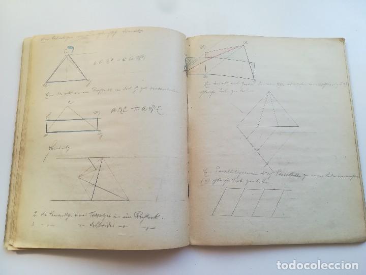Manuscritos antiguos: MANUSCRITO GEOMETRIA 1924/1925 - Foto 47