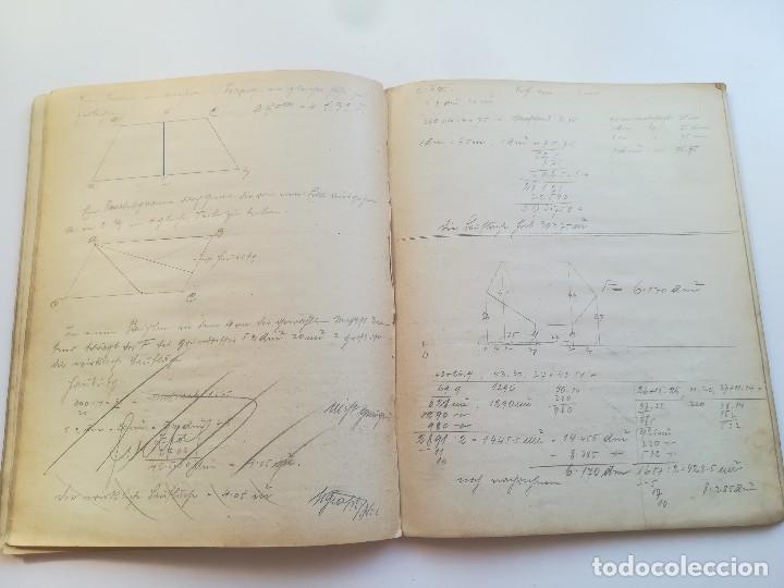 Manuscritos antiguos: MANUSCRITO GEOMETRIA 1924/1925 - Foto 48