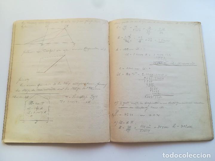 Manuscritos antiguos: MANUSCRITO GEOMETRIA 1924/1925 - Foto 49