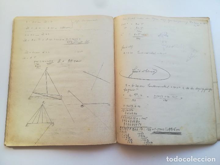 Manuscritos antiguos: MANUSCRITO GEOMETRIA 1924/1925 - Foto 52