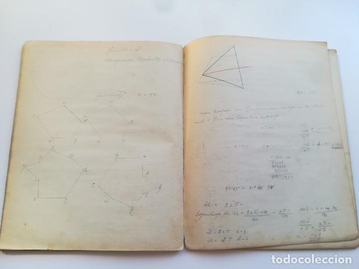 Manuscritos antiguos: MANUSCRITO GEOMETRIA 1924/1925 - Foto 53