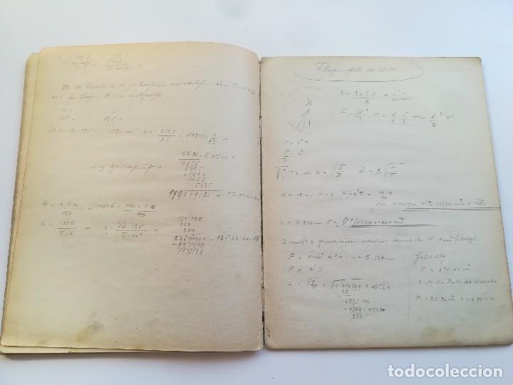 Manuscritos antiguos: MANUSCRITO GEOMETRIA 1924/1925 - Foto 54