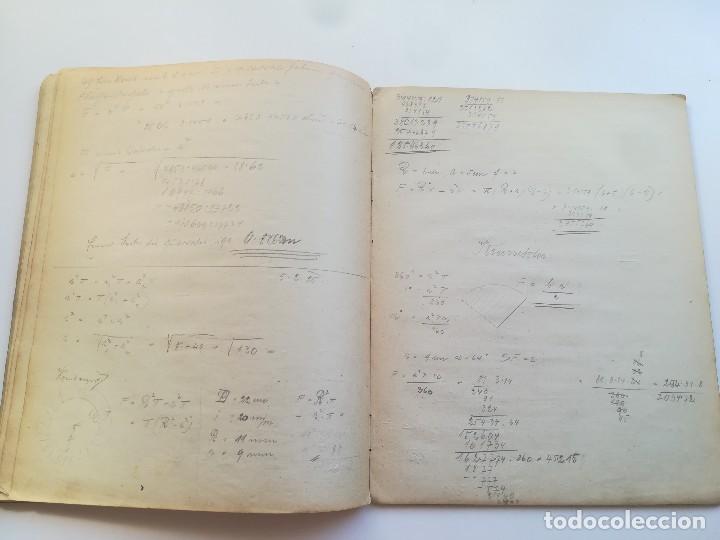 Manuscritos antiguos: MANUSCRITO GEOMETRIA 1924/1925 - Foto 56