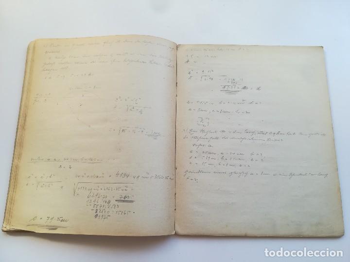 Manuscritos antiguos: MANUSCRITO GEOMETRIA 1924/1925 - Foto 59