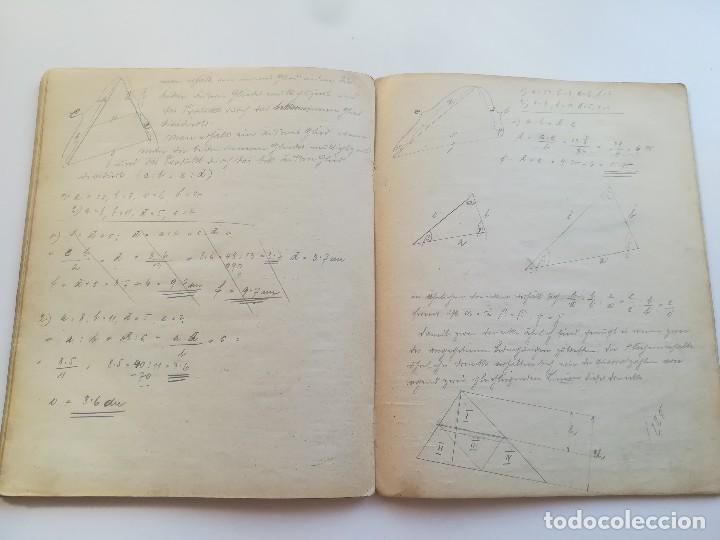 Manuscritos antiguos: MANUSCRITO GEOMETRIA 1924/1925 - Foto 62
