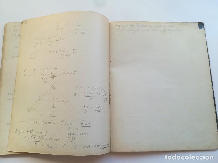 Manuscritos antiguos: MANUSCRITO GEOMETRIA 1924/1925 - Foto 66
