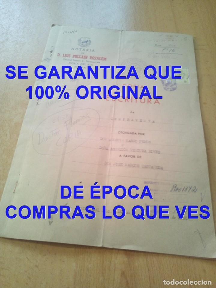 Alte Manuskripte: CORIA DEL RIO ESCRITURA CASA CALLE DOCTOR FLEMING 1966 6 PGS U80