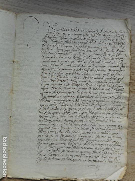 Manuscrits anciens: ANTIGUO MANUSCRITO.VILLA DE ALCOVER TARRAGONA.SIGLO XVII?