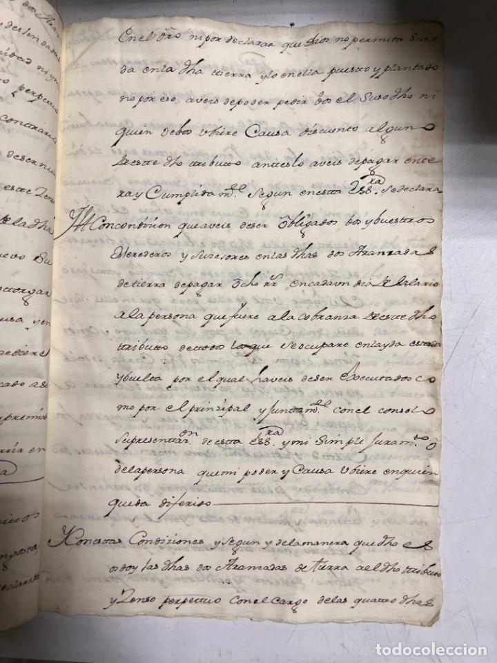 Manuscritos antiguos: ESPARTINAS, 1640. ESCRITURAS. VER/LEER. - Foto 7