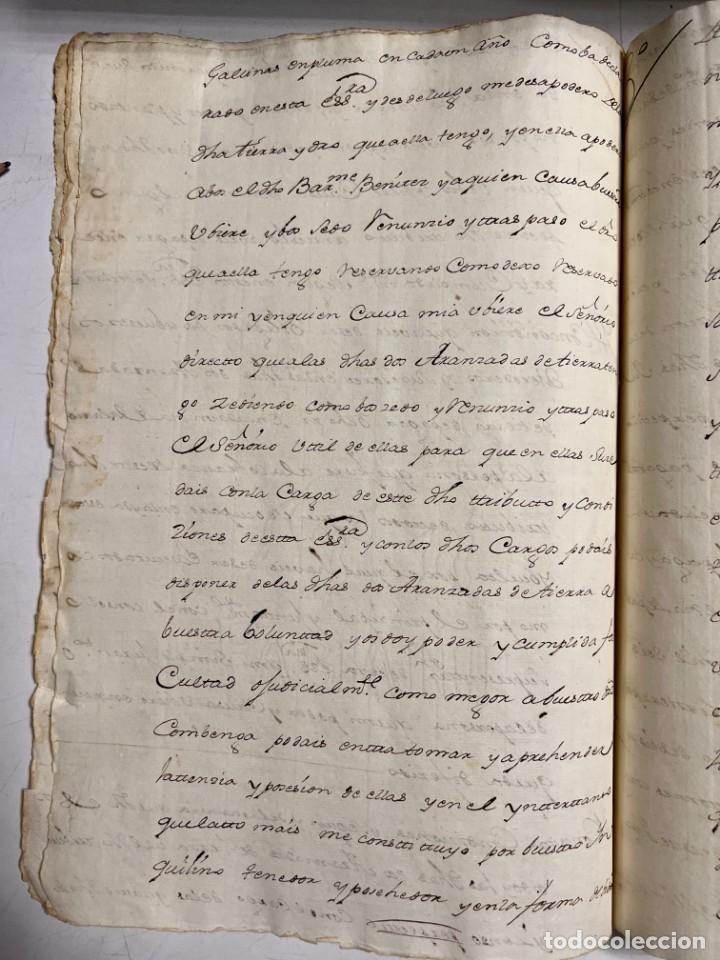 Manuscritos antiguos: ESPARTINAS, 1640. ESCRITURAS. VER/LEER. - Foto 8